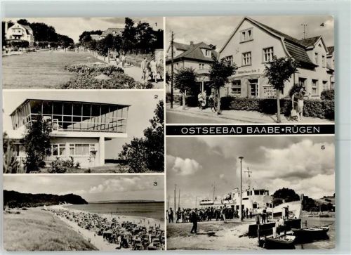 Baabe Gasthaus Inselparadies Strandpromenade FDGB Erholungsheim Mathias Thesen Heim Dampferanlegestelle