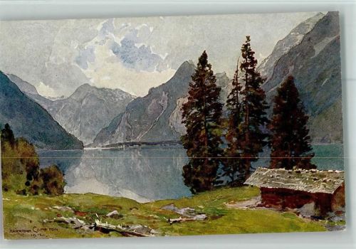 Königssee 1923 Königssee-Kessel - Alpiner Kunstverlag , gute Erhaltung