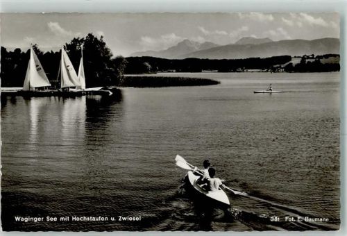 Waging Waginger See Kajak Segelboote Hochstaufen Zwiesel