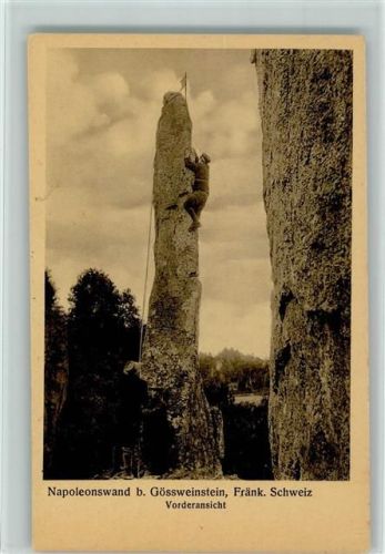 Napoleonwand b. Gössweinstein ca 1926 AK Gute Erhaltung