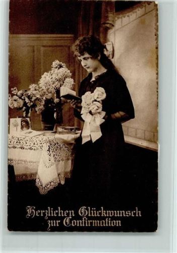 Mädchen am Gabentisch , gute Erhaltung