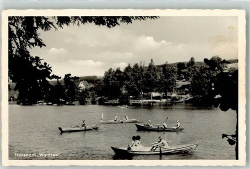 Fornsbach Waldsee Ruderboote