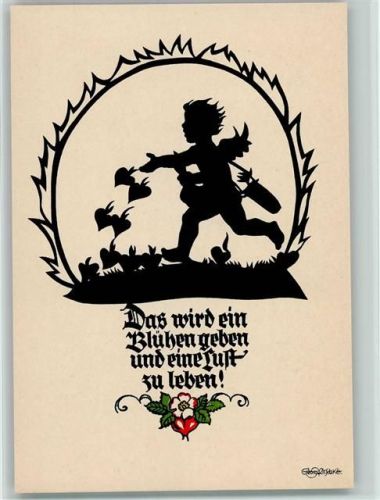 Nr. 289 - Amor mit Herzen AK Gute Erhaltung