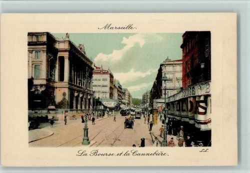 Marseille Passepartout - Straßenbahn, La Bourse et la Cannebiere, gute Erhaltung