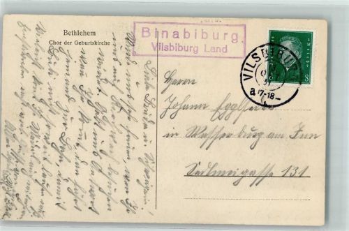 Binabiburg Landpoststempel Vilsbiburg Land