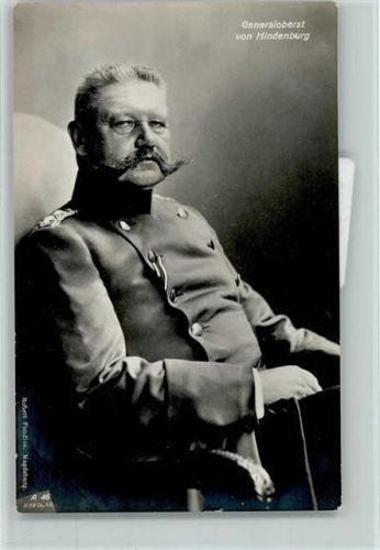 Generaloberst Hindenburg , gute Erhaltung