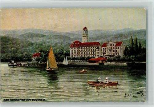 Lindau 1915 Serie Bad Schachen Nr. 2005 , sign Beraud