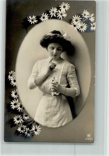 1911 Serie 3122-4 Gänseblümchen zupfen - Poesie