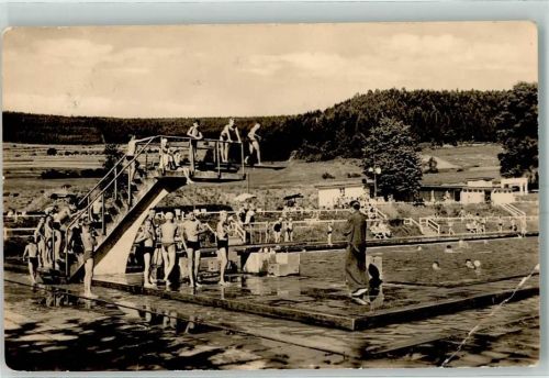 Steinbach-Hallenberg Schwimmbad Sprungbrett