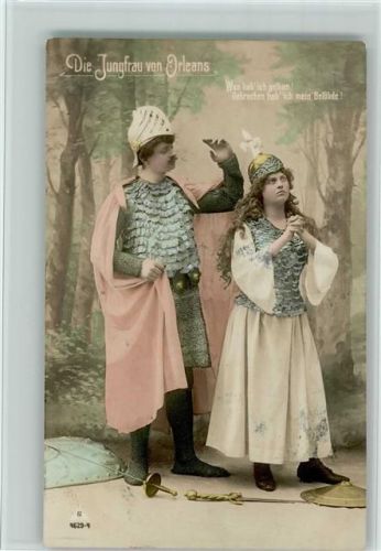1909 Die Jungfrau von Orleans - Photochemie Serie 4629-4 , gute Erhaltung