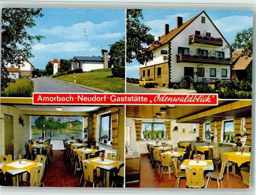 Neudorf Gaststätte Odenwaldblick Innenansicht