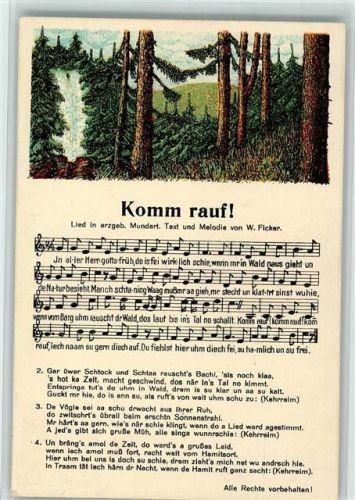 1940 Komm rauf! Gute Erhaltung AK