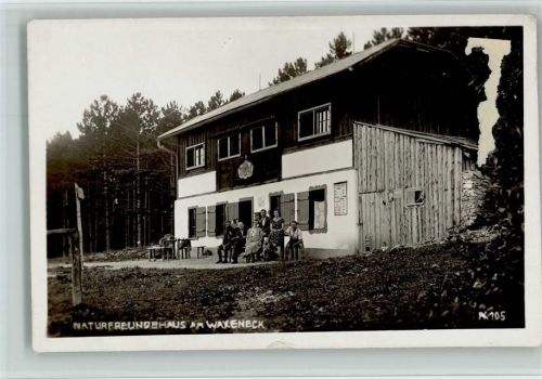 Pottenstein Naturfreundehaus Stempel: Waxeneck , gute Erhaltung AK