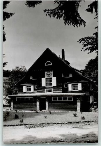 Moosbronn Naturfreundehaus Karlsruhe , gute Erhaltung AK