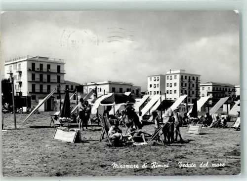 Miramare di Rimini Veduta dal mare
