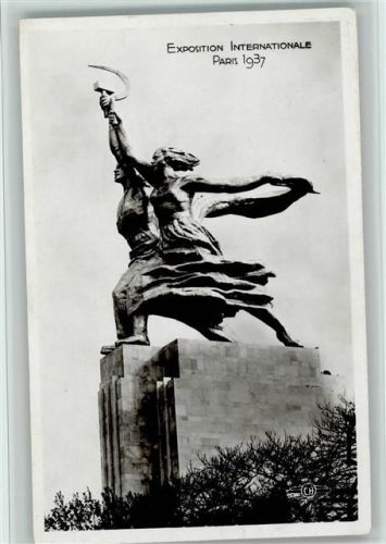 Paris Nr. 93 Verlag Chipault - Exposition 1938 - Skulptur Moukhina , sehr gute Erhaltung AK