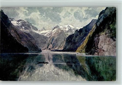 Königssee Alpiner Kunstverlag Eugen Richter, gute Erhaltung AK