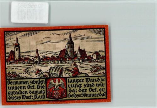 Sömmerda Notgeld , Drfeysens Geburtstadt, Bajonett, Militär