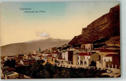 Taormina Blick zum Ätna