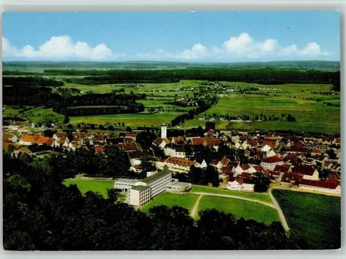 Aulendorf Städt. Parksanatorium Luftaufnahme