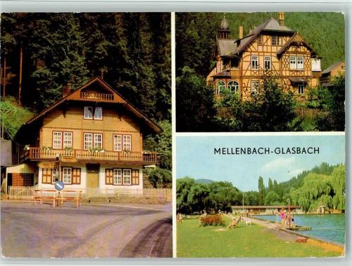 Mellenbach-Glasbach Fachwerkhäuser Freibad