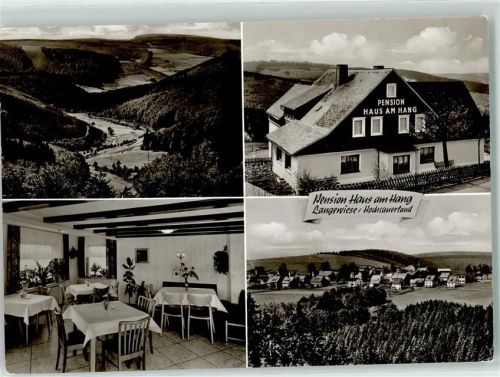 Langewiese Pension Haus am Hang Gaststube