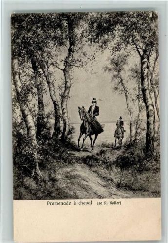 Nr. 50 Verlag Brunner - gute Erhaltung - Pferde reiten