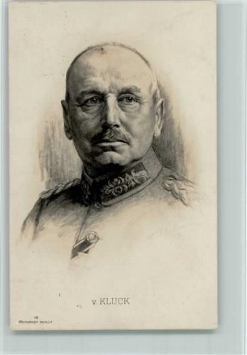 Rotophot Nr. 15 - General von Kluck - Rotes Kreuz Wohlfahrtskarte