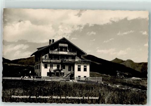 Filzstein Alpengasthaus am Plattenkogel bei Krimmi