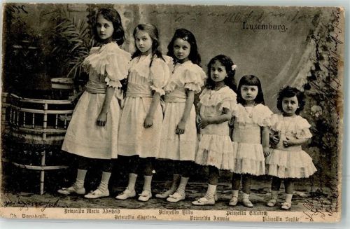 1904 Prinzessin Mara Adelheid u. Charlotte u. Liüda u. Antonia u. Elisabeth u. Sofhie