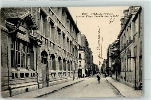 80190 Billancourt - Rue du Vieux Pont de Sevres E.M.