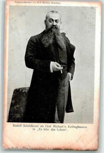 Rudolf Schildkraut als Graf Michael v. Kellinghausen