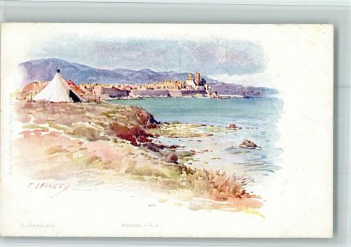 Antibes 1900 sign E. Lessieux C 2 AK Gute Erhaltung
