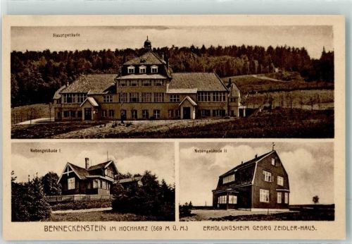 Benneckenstein Erholungsheim Georg Zeidler Haus Hauptgebäude
