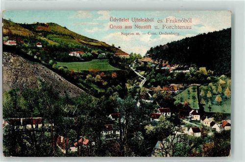 Forchtenstein 1911 Neustift und Forchtenau