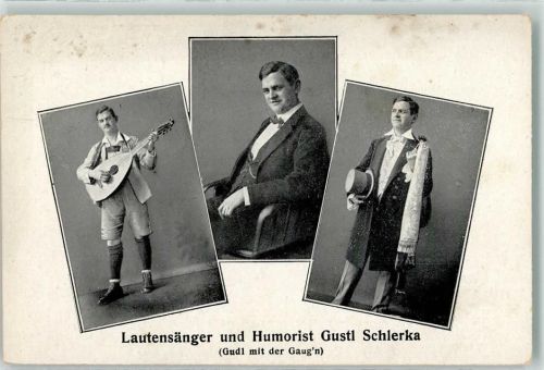Wien Lautensänger u. Humorist August Schlerka Redtenbachergasse