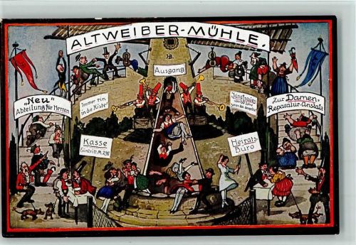 Nr. 220 Schwäbischer Kunstverlag Das Märchen von der Altweibermühle, gute Erhaltung
