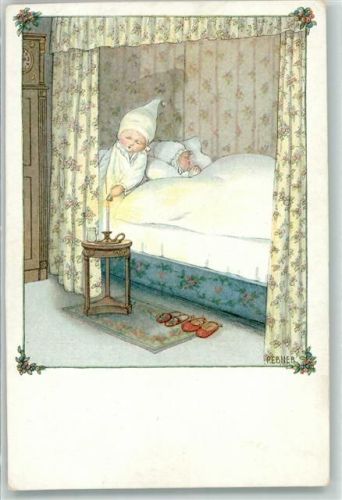 Bett Pantoffeln Kerze Nr 1158