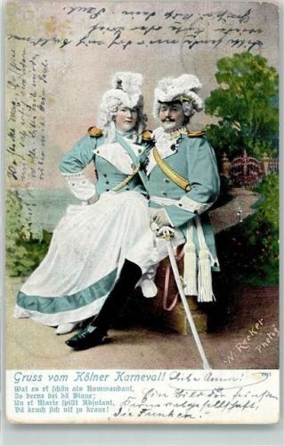 Köln Stadt 1905 Marie und Kommandant