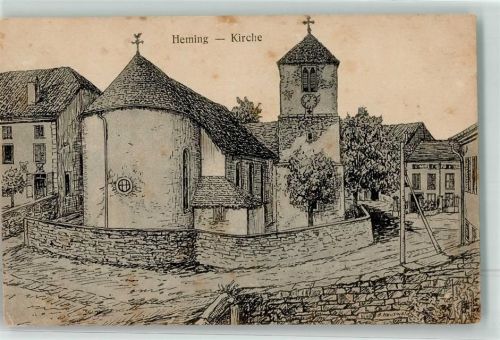 Heming Kirche sign. B. Hauswald