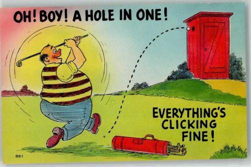 Dicker Mann Toilettenhäuschen Nr 861