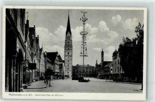 Pfaffenhofen WK II Adolf-Hitler-Platz Maibaum 573/61 ABA