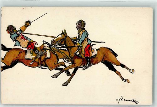 1927 Kampf mit der Lanze