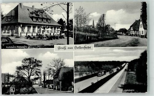 Hollenstedt Autobahn-Raststätte A1 Dorfstraßen LKW