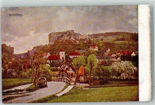 Streitberg mit Dreieinigkeitskirche und Burgruine Streitburg