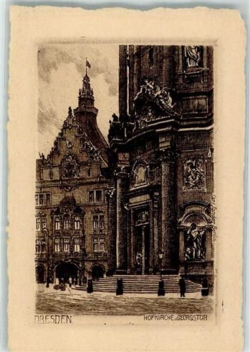 Dresden Hofkirche und Georgstor