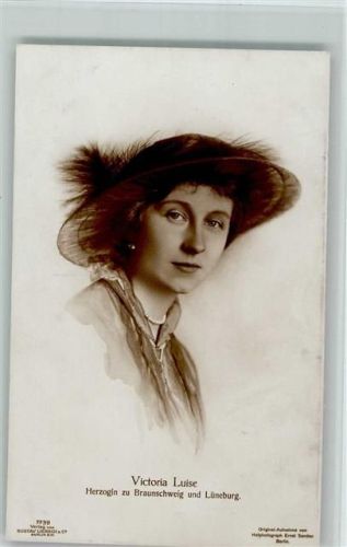 Victoria Luise Herzogin , sehr gute Erhaltung AK