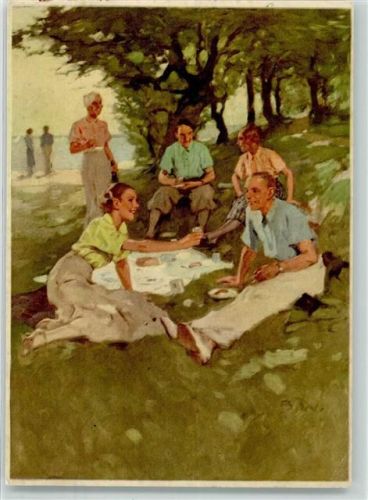Draußen und im Heim Picknick sign. Wennerberg