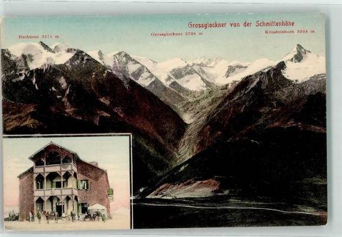 Grossglockner 1907 mit Hochtenn und Kitzsteinhorn