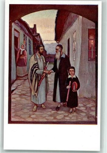 Wien Orthodoxe Juden mit Schriftrollen BKW.I. 198/6